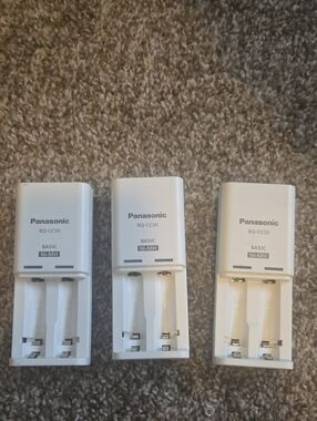 Panasonic BQ-CC50 Basic Ni-MH Battery Chargers - White